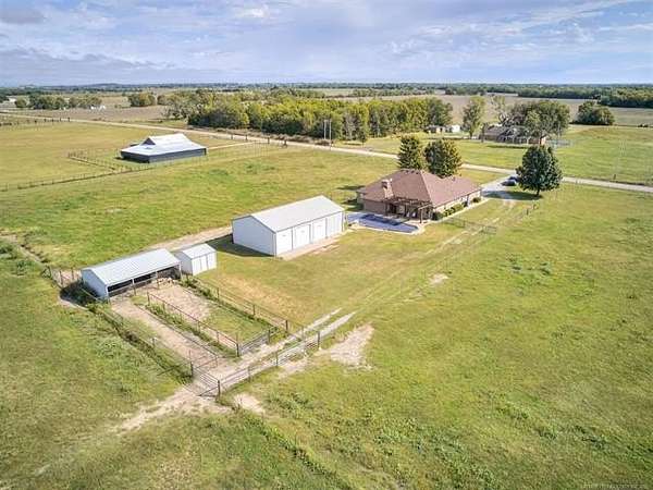 12.1 Acres of Land with Home for Sale in Dewey, Oklahoma
