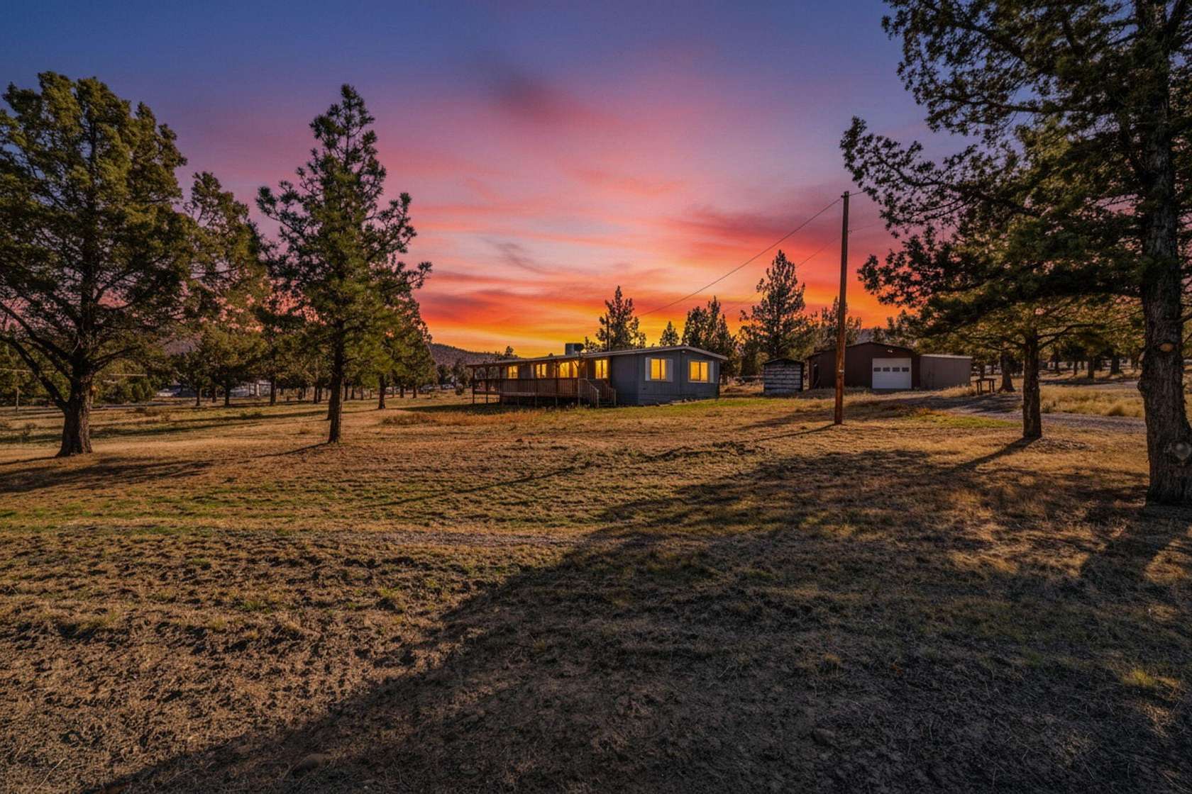 1.9 Acres of Land with Home for Sale in Prineville, Oregon