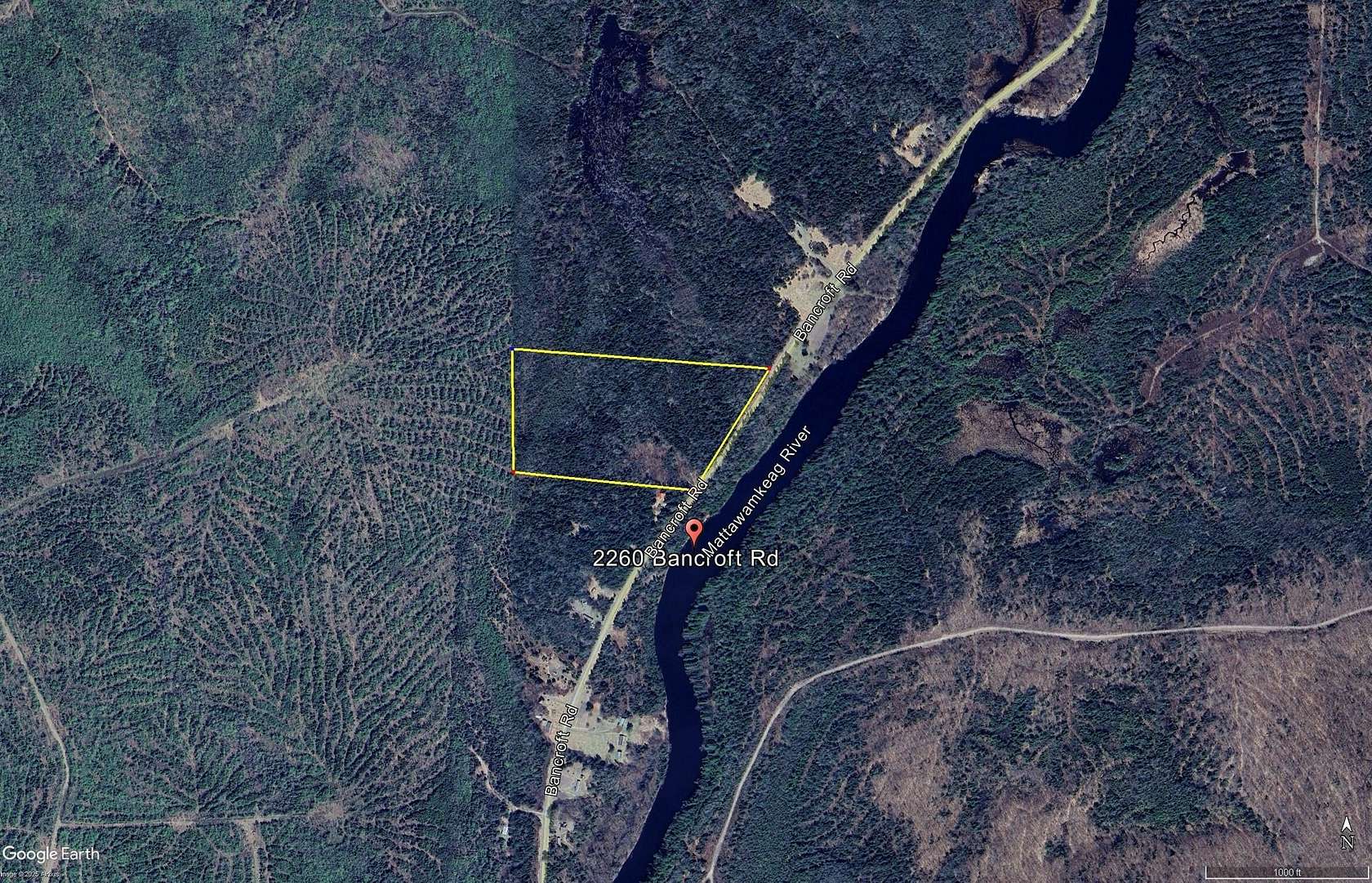 24 Acres of Recreational Land for Sale in Bancroft, Maine