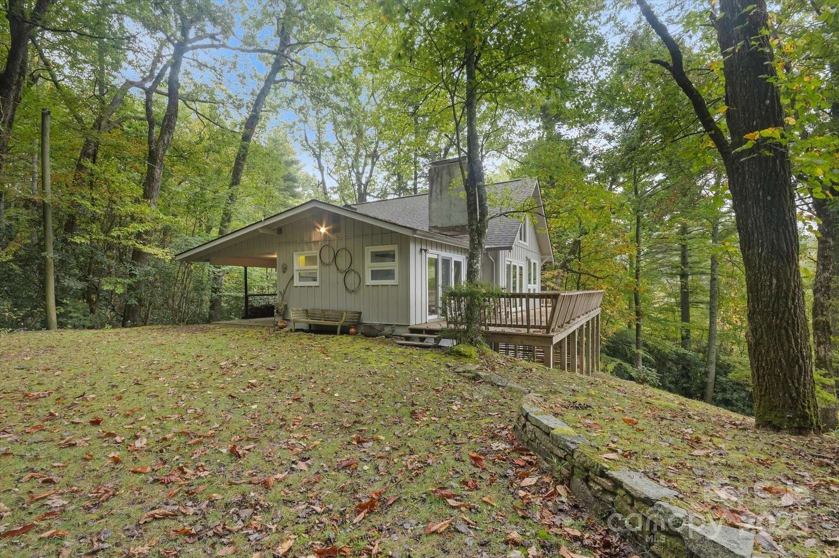 9.6 Acres of Residential Land with Home for Sale in Brevard, North Carolina