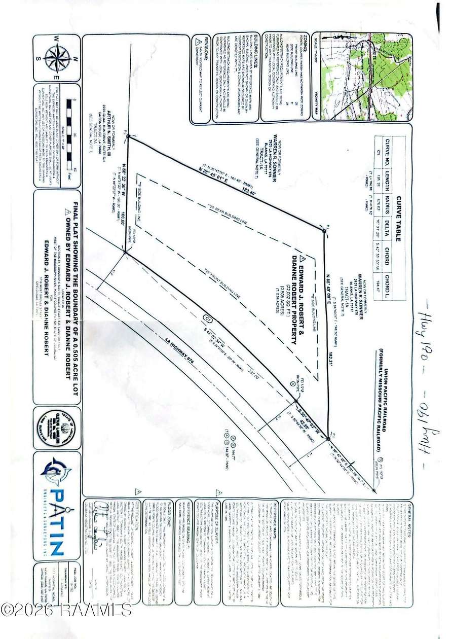 0.56 Acres of Commercial Land for Sale in Blanks, Louisiana