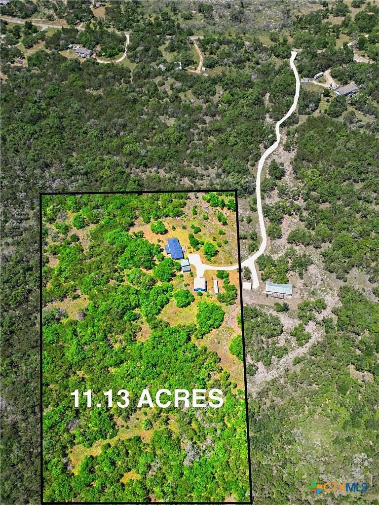 11.1 Acres of Land with Home for Sale in San Marcos, Texas