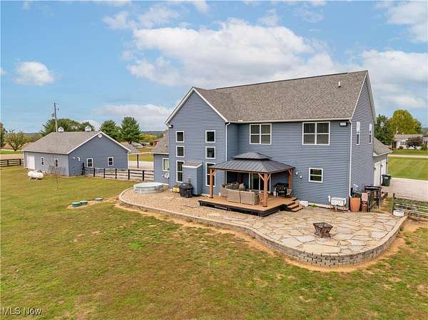 3 Acres of Residential Land with Home for Sale in West Lafayette, Ohio