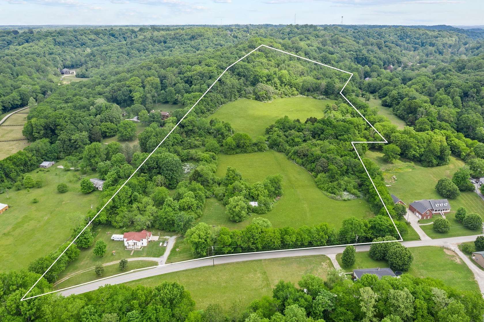 28.2 Acres of Agricultural Land with Home for Sale in Goodlettsville, Tennessee