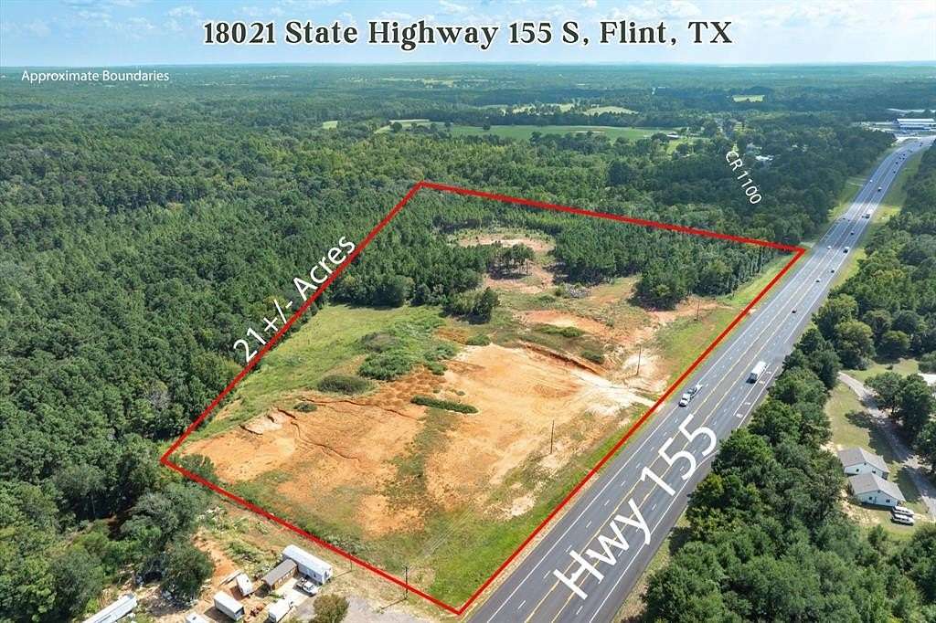 21.2 Acres of Land for Sale in Flint, Texas