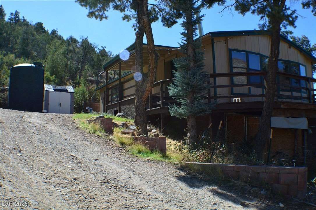 2 Acres of Residential Land with Home for Sale in Pahrump, Nevada