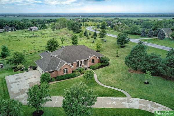 4 Acres of Residential Land with Home for Sale in Gretna, Nebraska