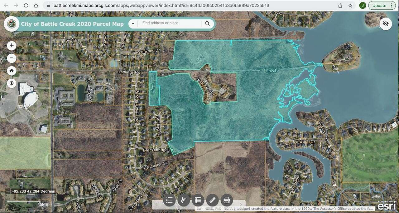 90.9 Acres of Land for Sale in Battle Creek, Michigan