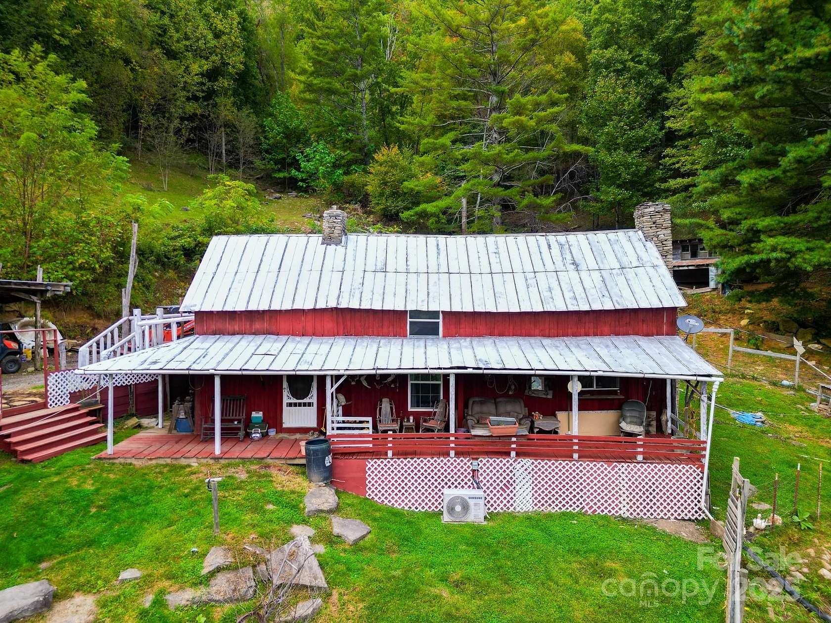 20.9 Acres of Land with Home for Sale in Maggie Valley, North Carolina
