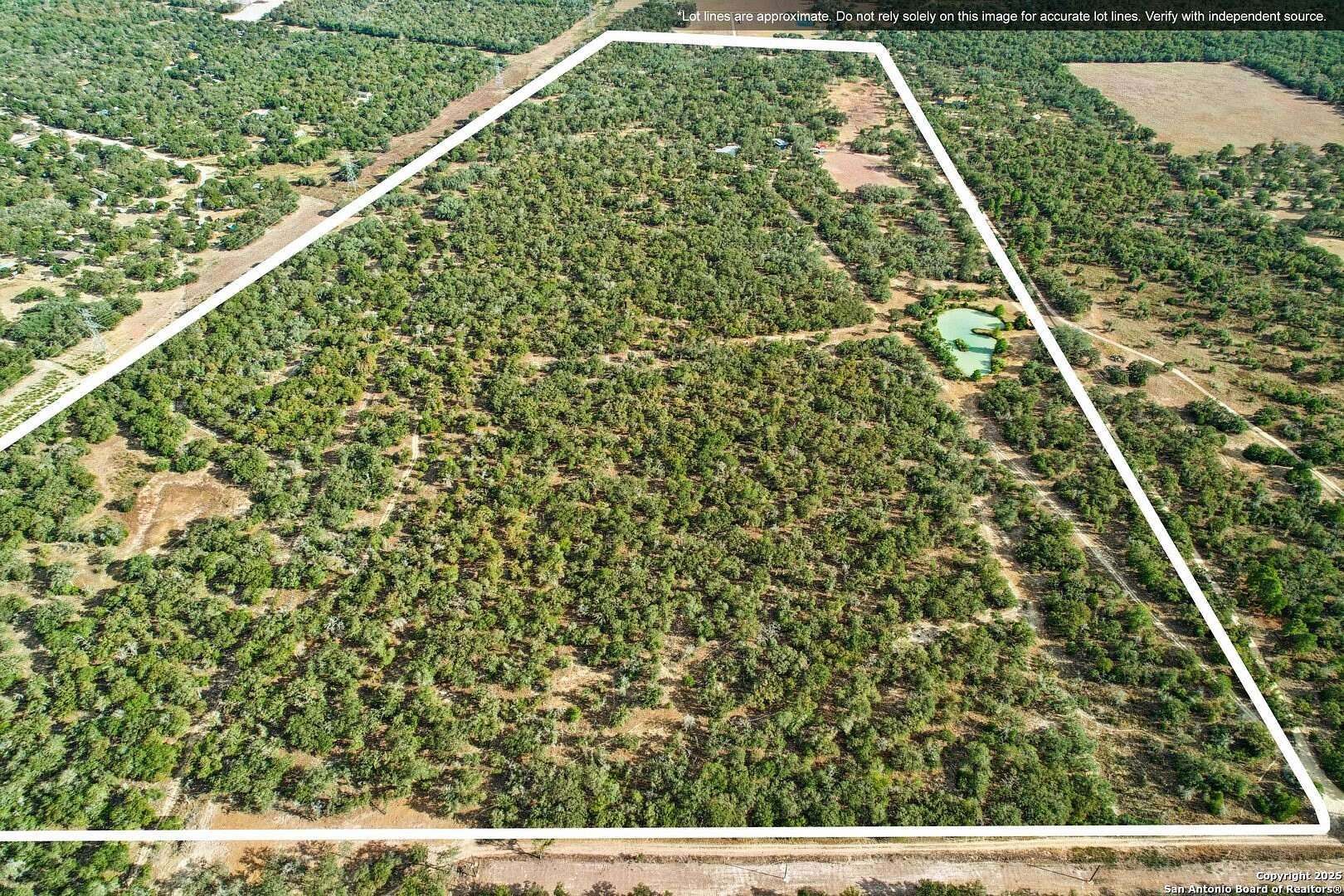 79.8 Acres of Land with Home for Sale in Seguin, Texas