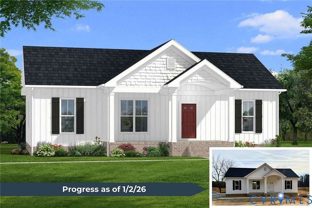 6 Acres of Residential Land with Home for Sale in Crewe, Virginia