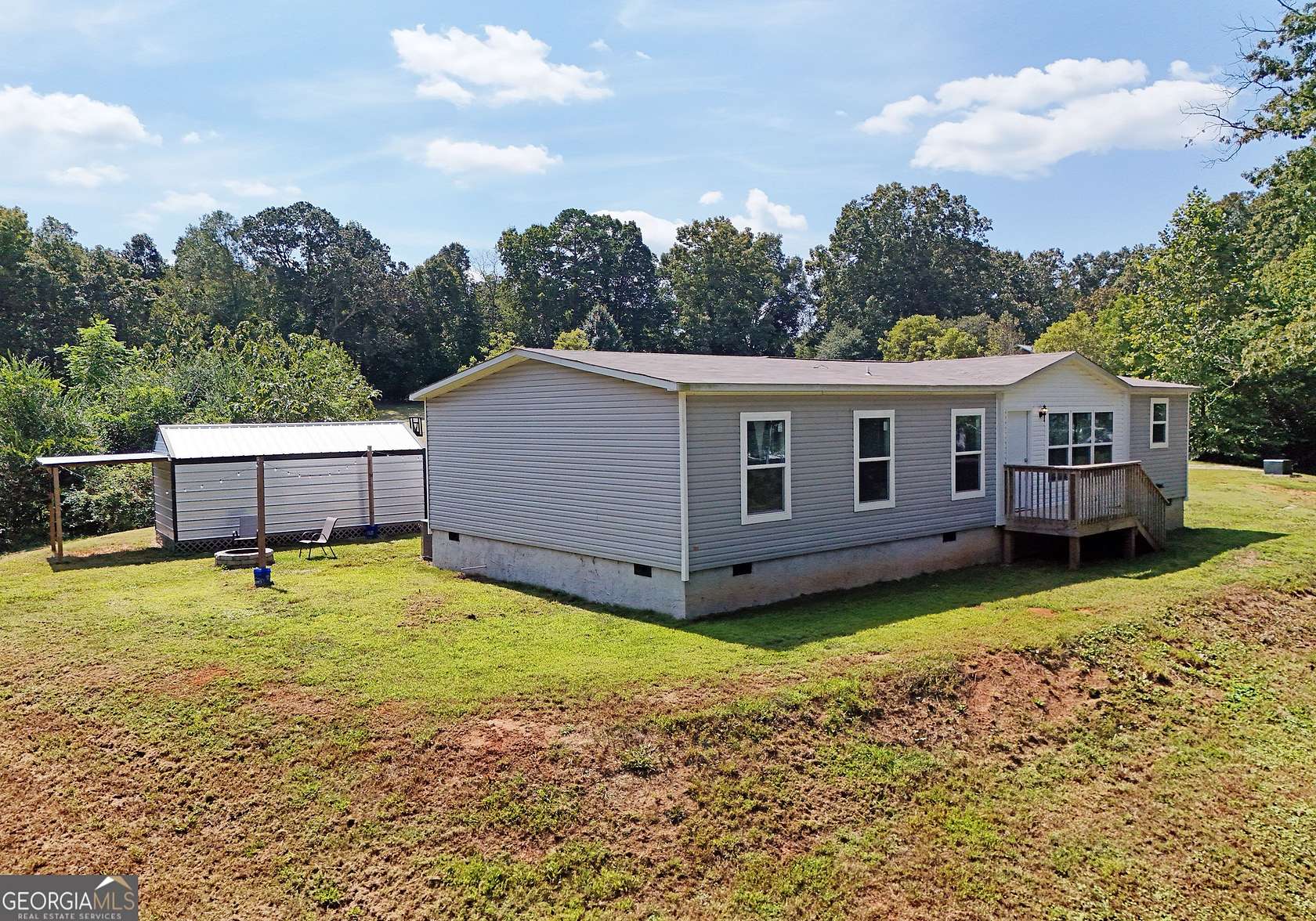 7.2 Acres of Residential Land with Home for Sale in Cleveland, Georgia