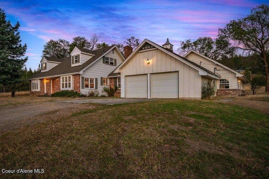 6.35 Acres of Residential Land with Home for Sale in Post Falls, Idaho