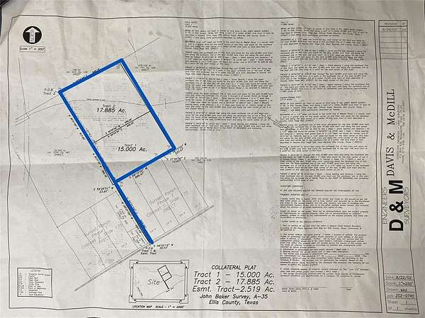 32.9 Acres of Land for Sale in Ferris, Texas