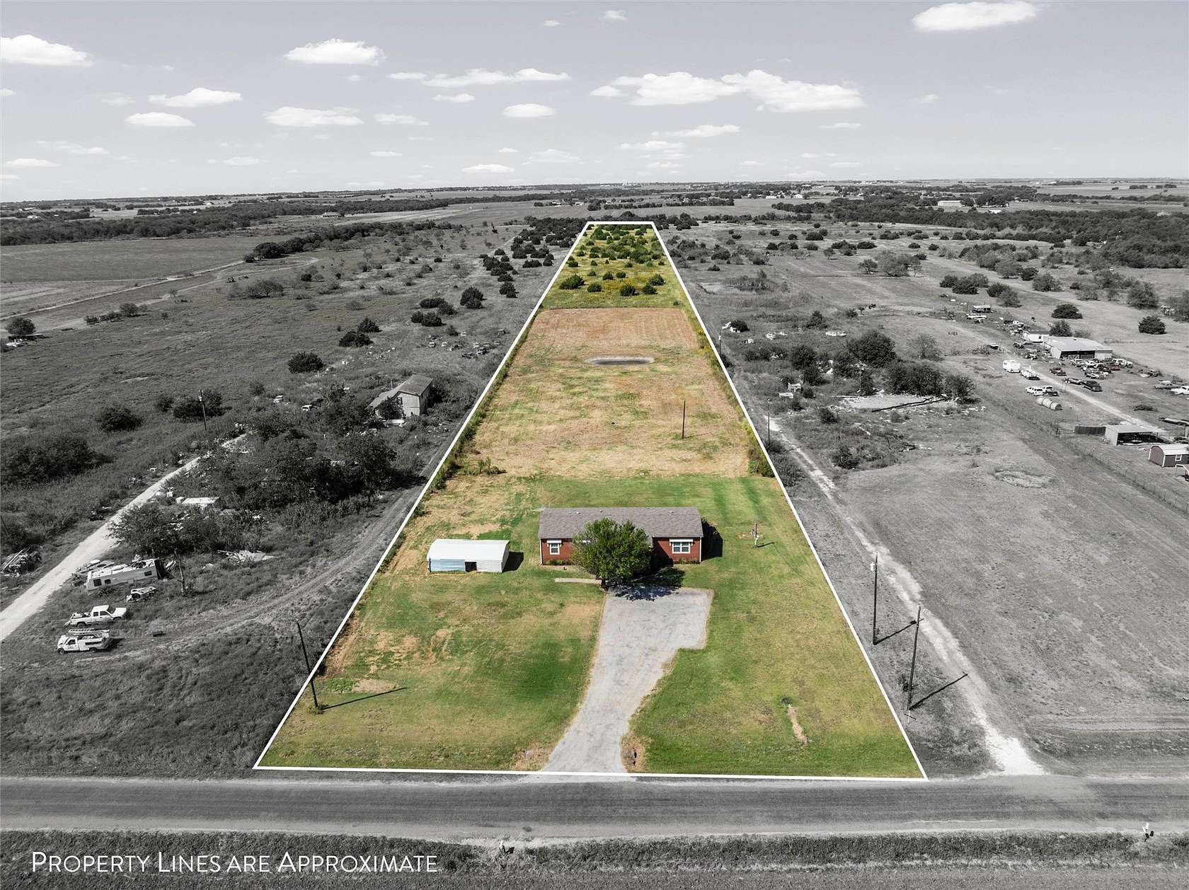 8.79 Acres of Land with Home for Sale in West, Texas