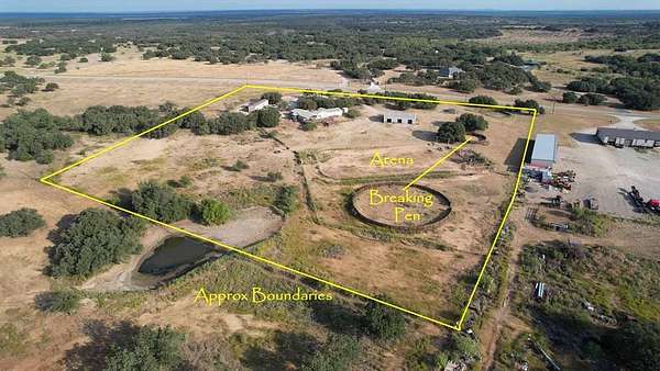 10 Acres of Land with Home for Sale in Breckenridge, Texas