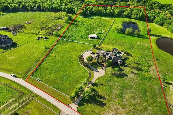 11.5 Acres of Land with Home for Sale in Rockwall, Texas