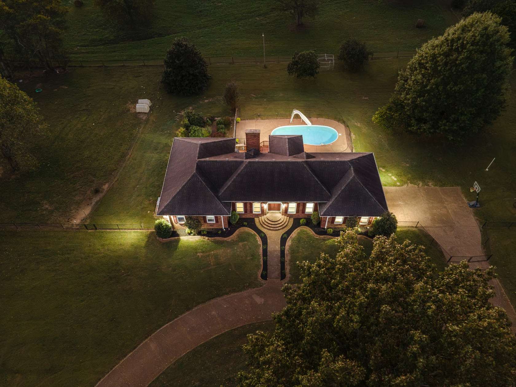 1.5 Acres of Residential Land with Home for Sale in Cornersville, Tennessee