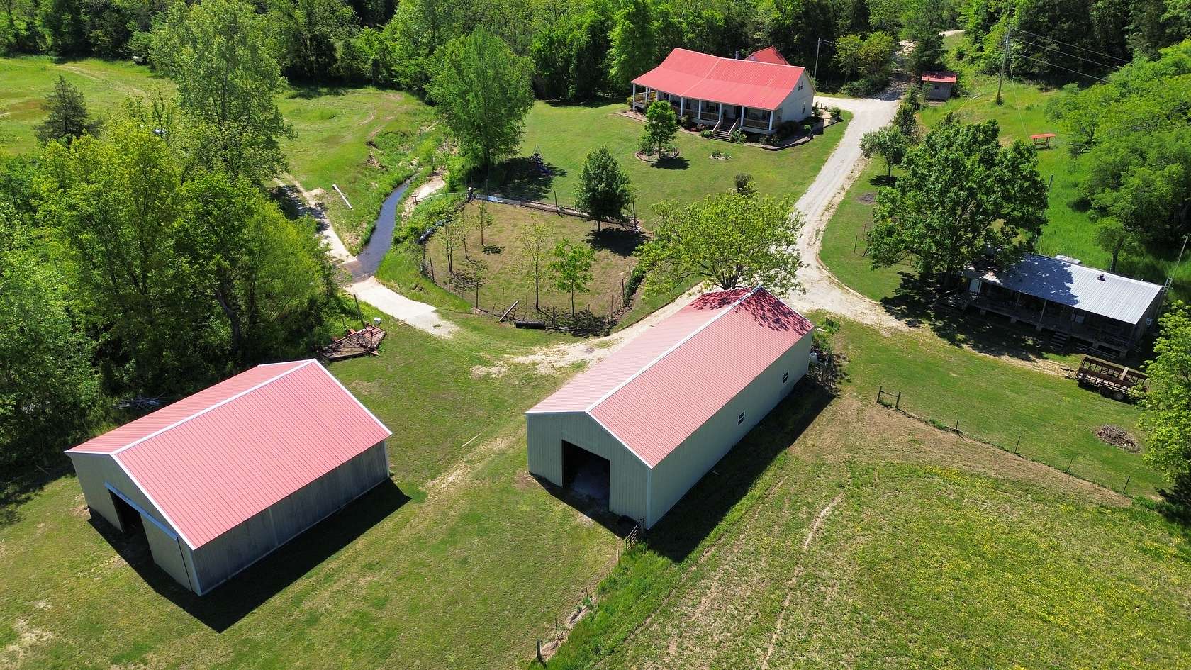 220 Acres of Land with Home for Sale in Calico Rock, Arkansas