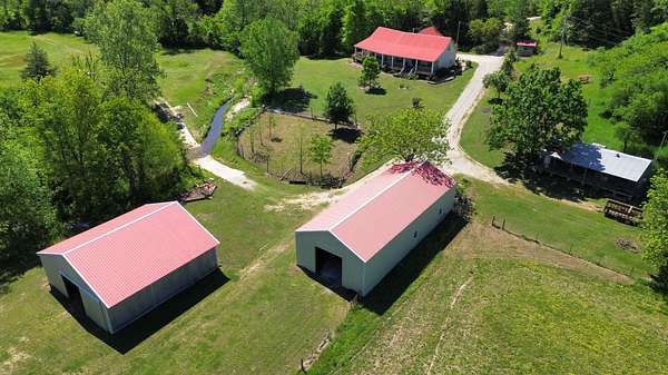 220 Acres of Land with Home for Sale in Calico Rock, Arkansas