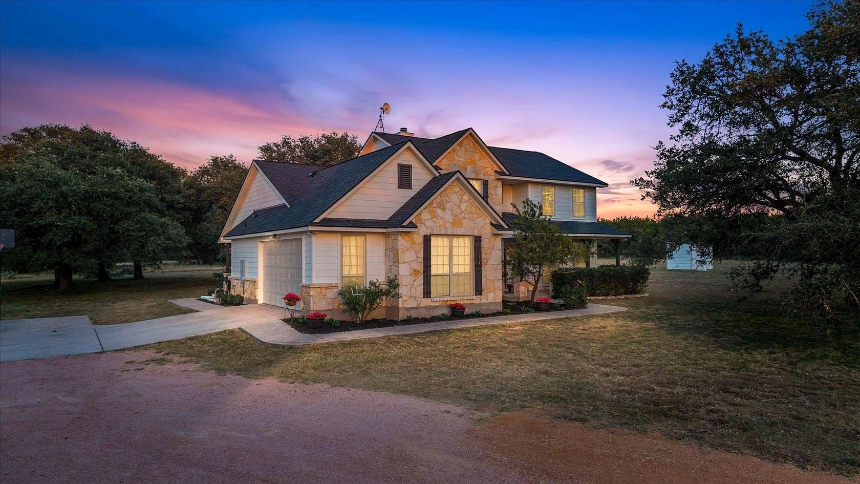 10 Acres of Land with Home for Sale in Lampasas, Texas