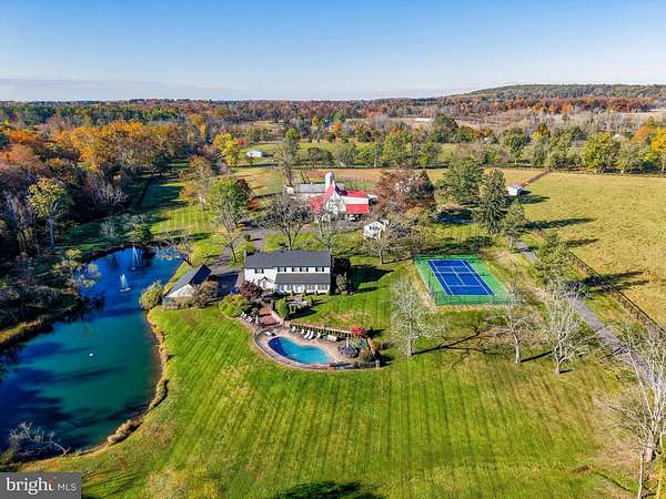 120 Acres of Agricultural Land with Home for Sale in New Hope, Pennsylvania