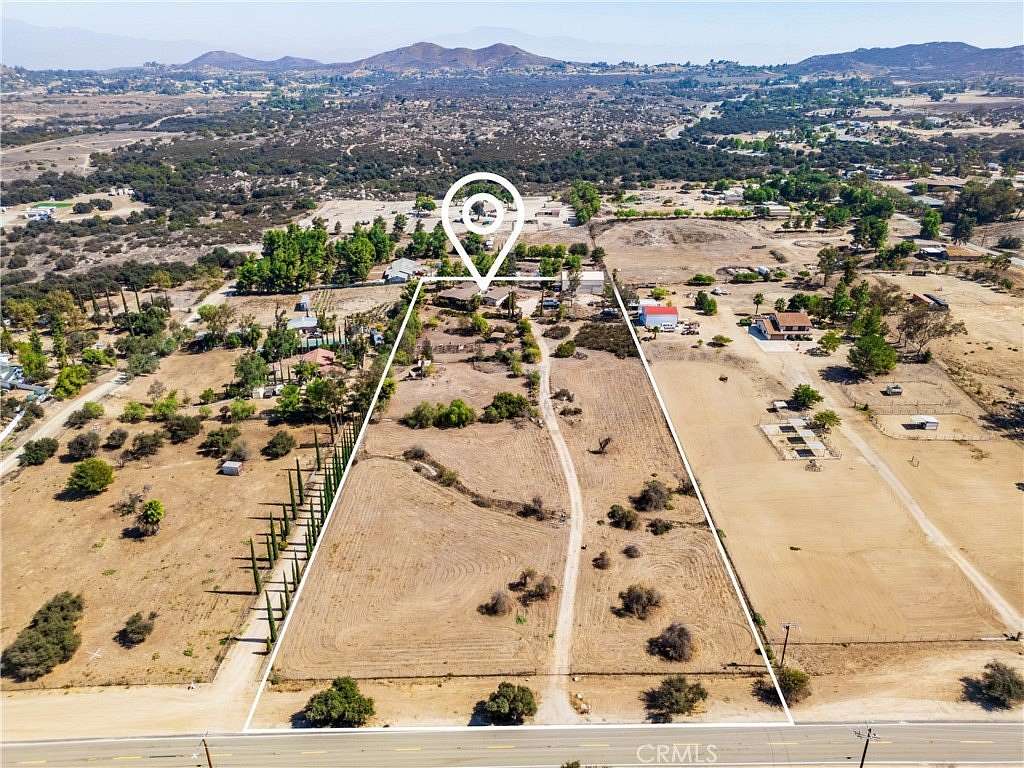 5.2 Acres of Land with Home for Sale in Perris, California
