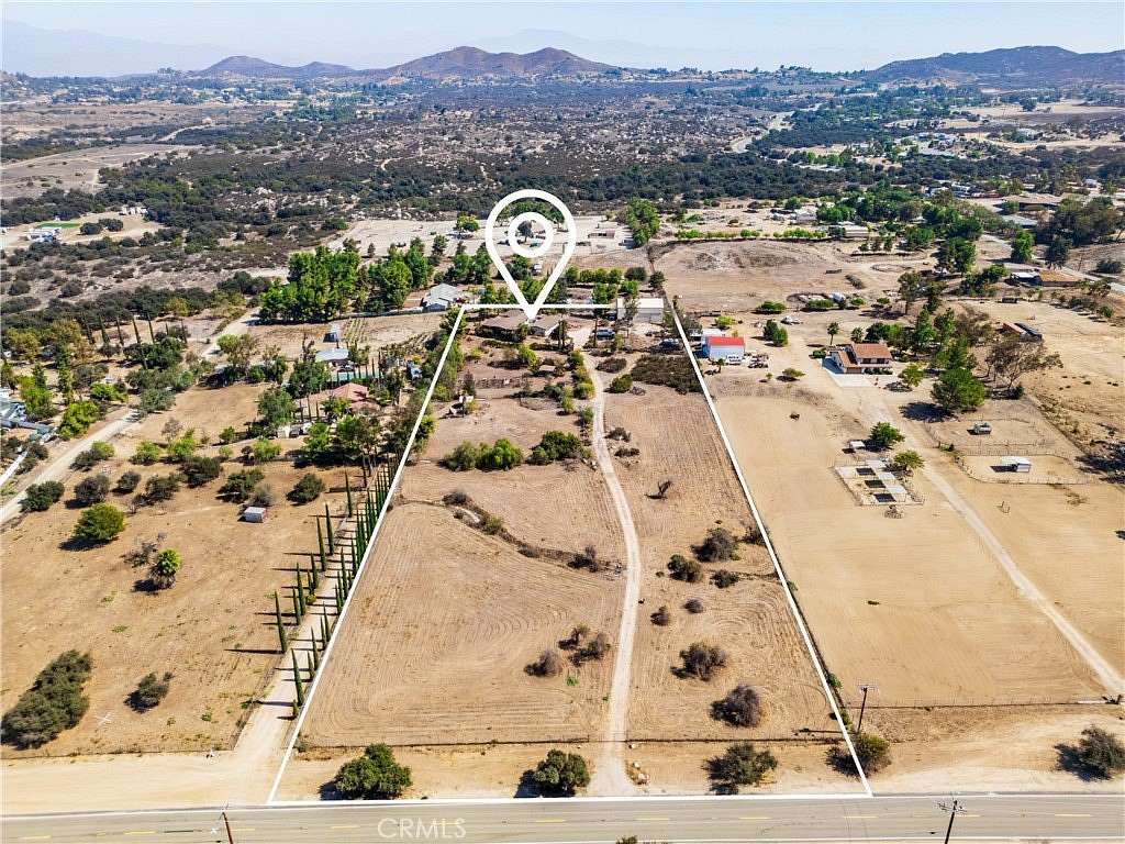 5.2 Acres of Land with Home for Sale in Perris, California