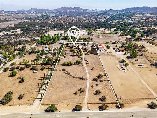 5.2 Acres of Land with Home for Sale in Perris, California