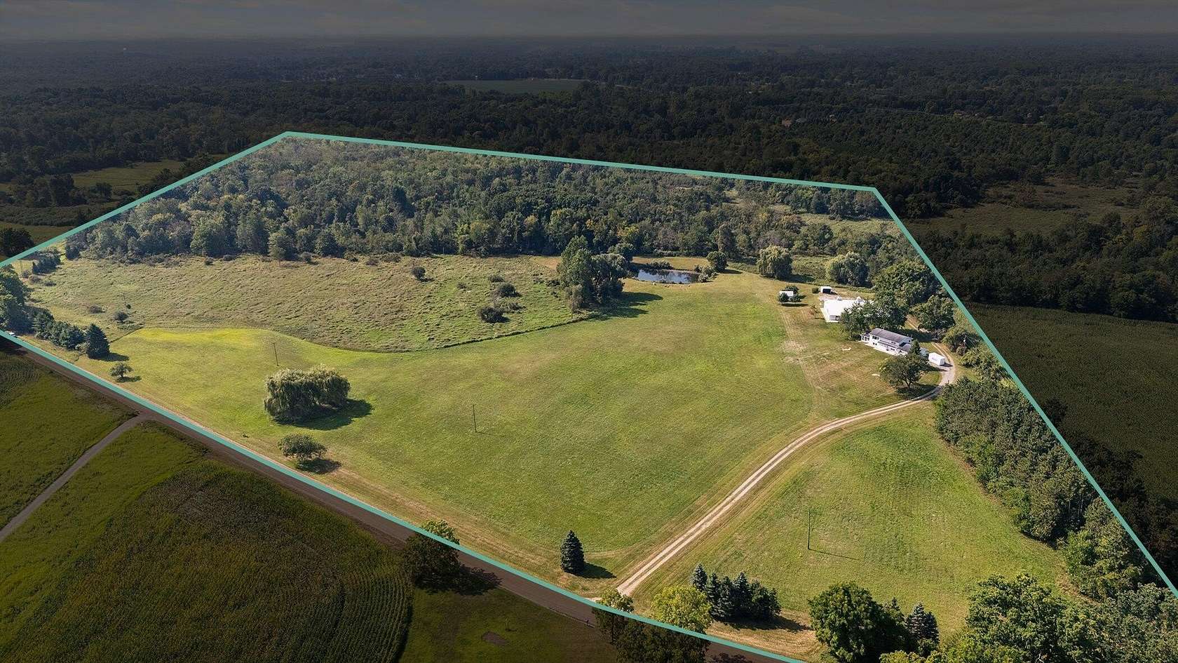 30.1 Acres of Land with Home for Sale in Dansville, Michigan