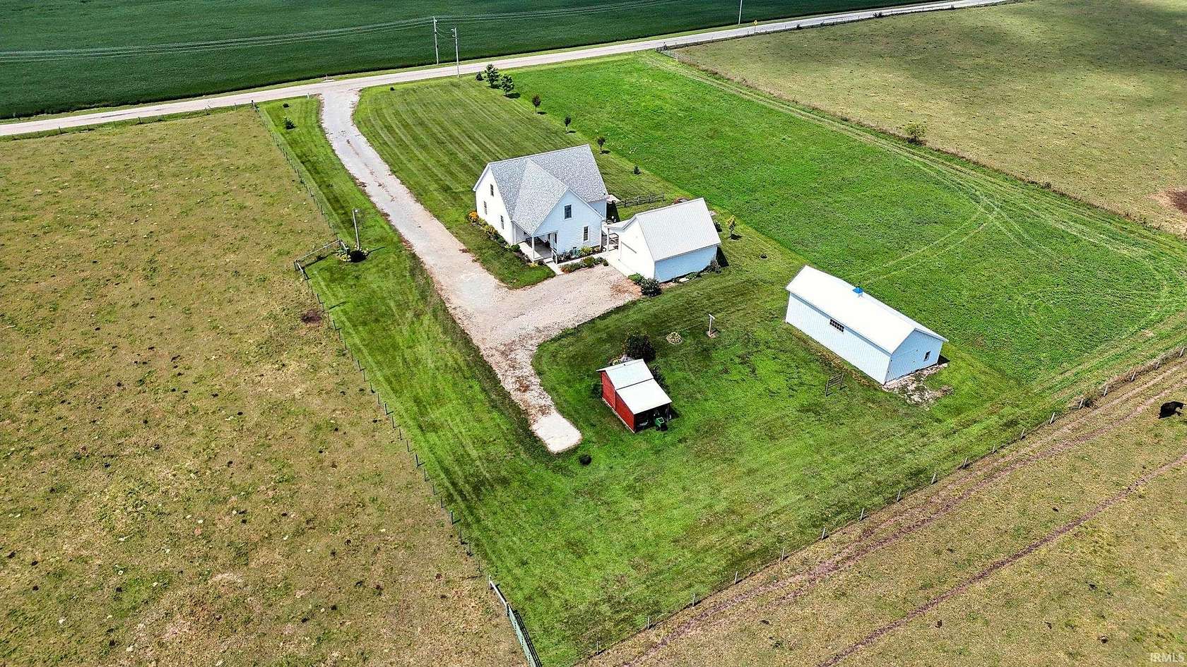 2.63 Acres of Residential Land with Home for Sale in Claypool, Indiana