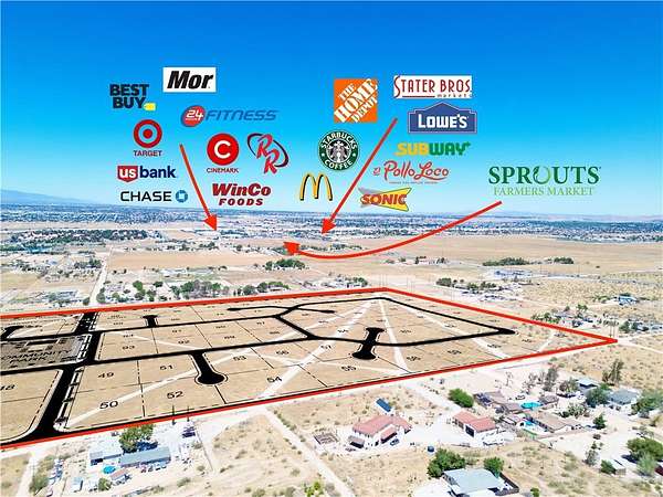 120 Acres of Land for Sale in Apple Valley, California