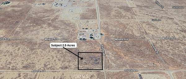2.5 Acres of Land for Sale in Rosamond, California