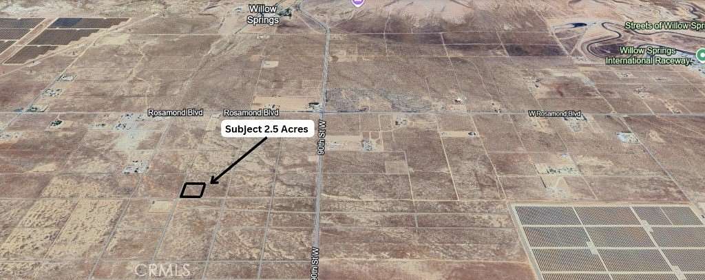 2.47 Acres of Land for Sale in Rosamond, California