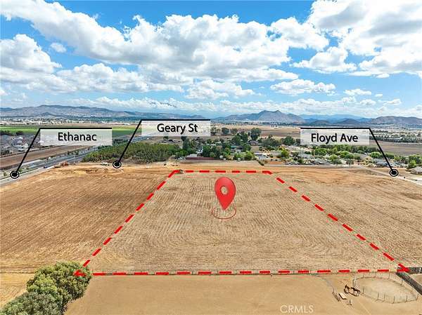 4.85 Acres of Land for Sale in Menifee, California