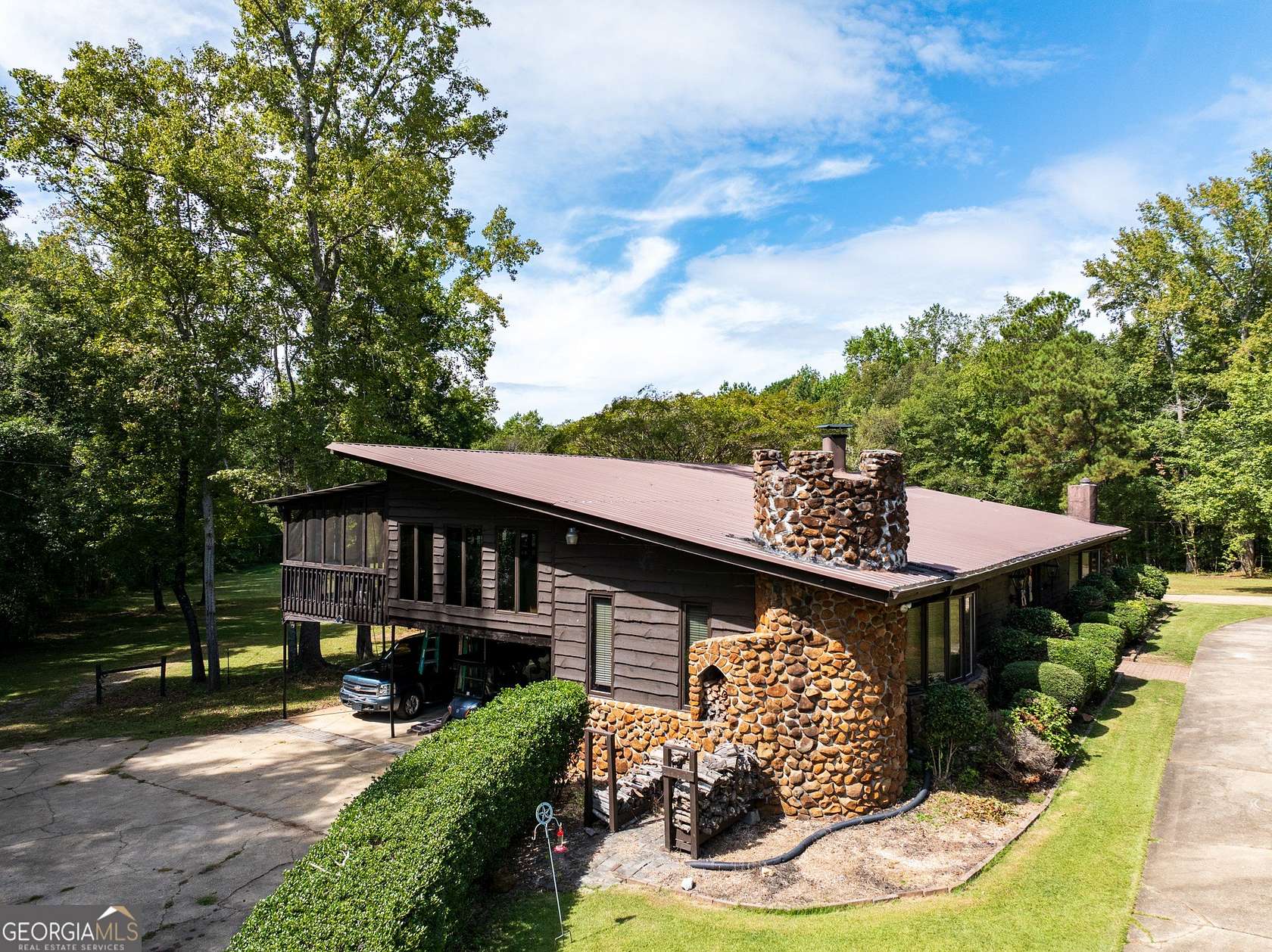 4 Acres of Residential Land with Home for Sale in Warm Springs, Georgia