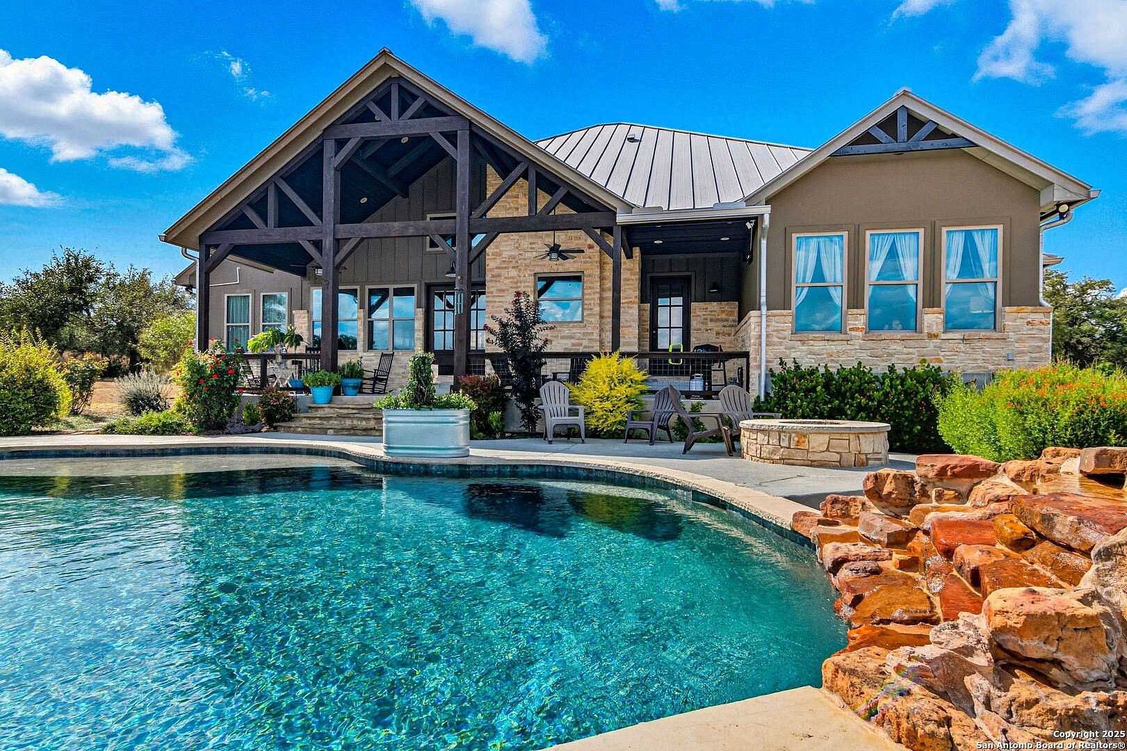 3 Acres of Residential Land with Home for Sale in Spring Branch, Texas