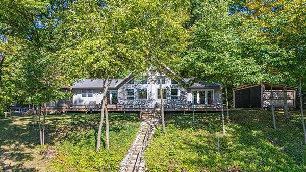 110 Acres of Land with Home for Sale in Galien, Michigan