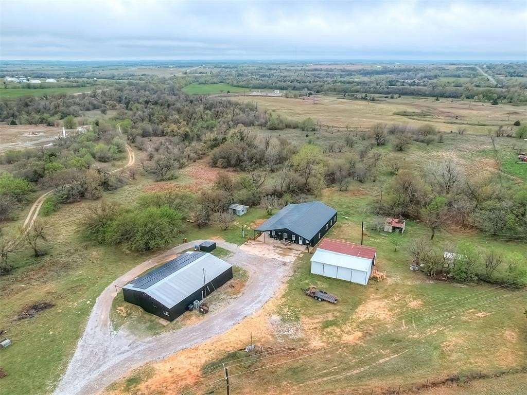 3.5 Acres of Residential Land with Home for Sale in Cement, Oklahoma