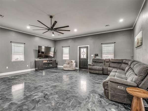 3.5 Acres of Residential Land with Home for Sale in Cement, Oklahoma