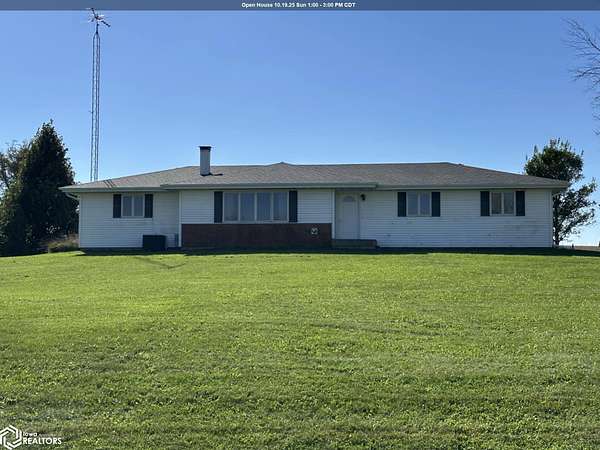 15.6 Acres of Land with Home for Sale in Fontanelle, Iowa