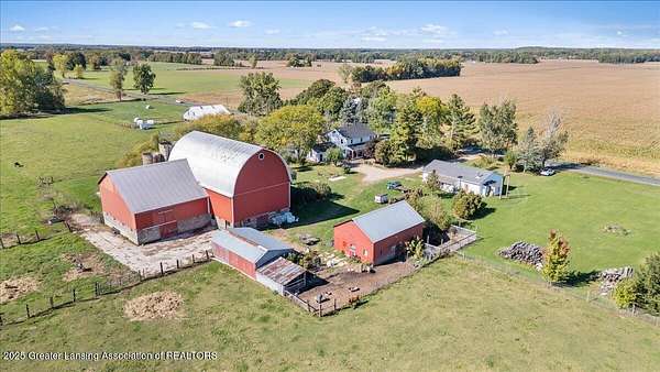 10 Acres of Land with Home for Sale in Coral, Michigan