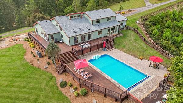 43.4 Acres of Land with Home for Sale in Marshall, North Carolina