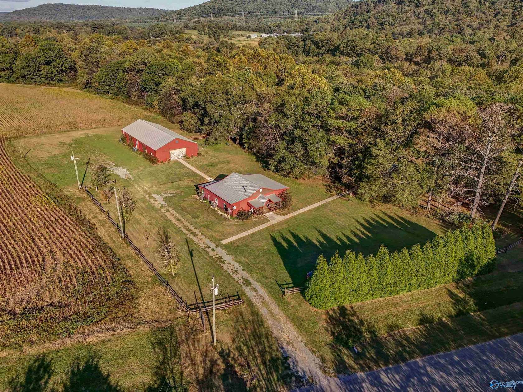 4 Acres of Residential Land with Home for Sale in Guntersville, Alabama