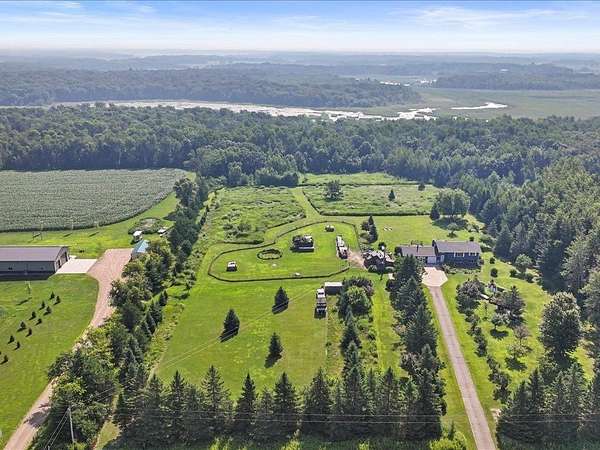 24.1 Acres of Land with Home for Sale in Long Lake Township, Minnesota