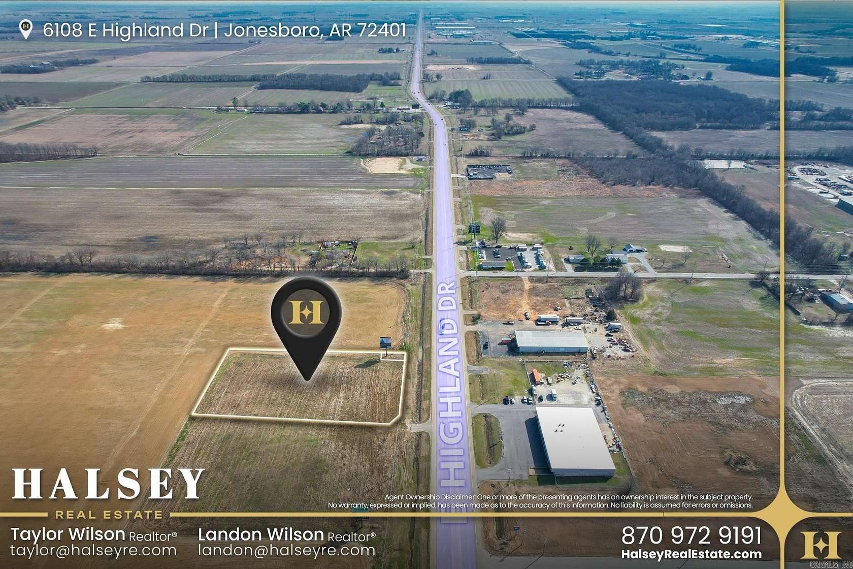 1.9 Acres of Mixed-Use Land for Sale in Jonesboro, Arkansas