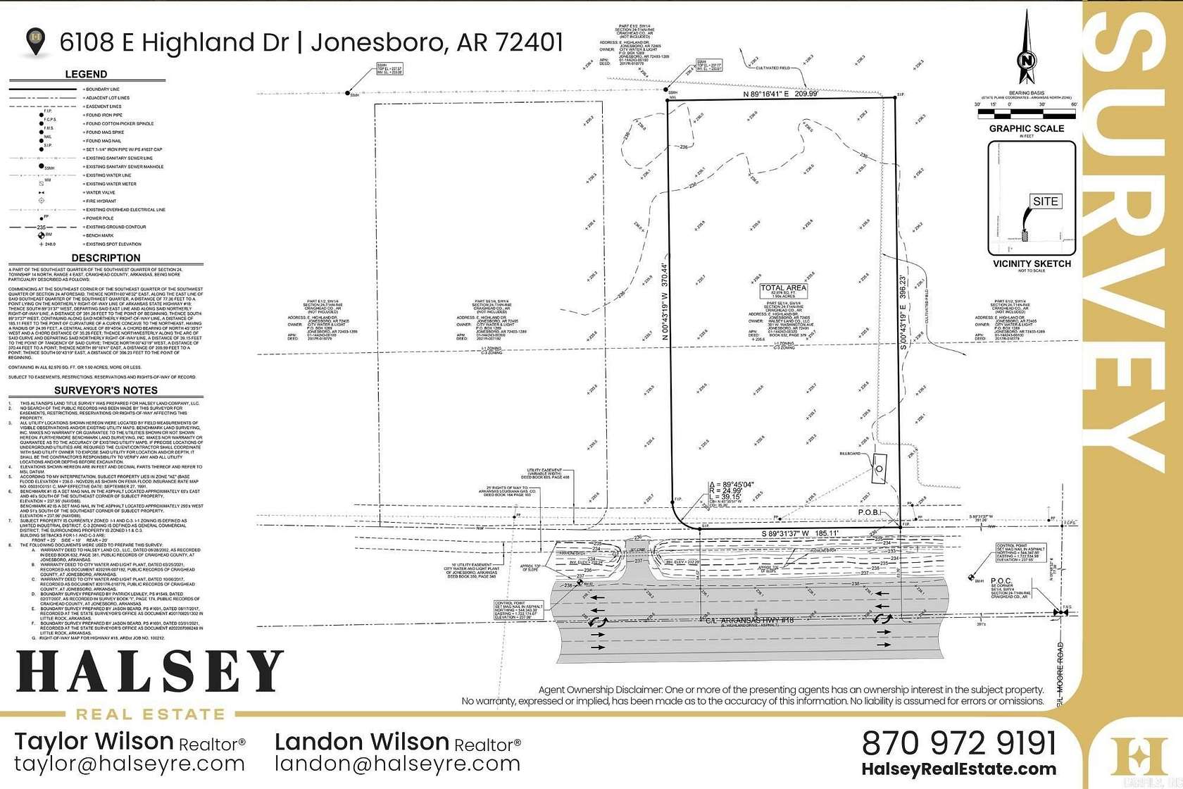 1.9 Acres of Commercial Land for Sale in Jonesboro, Arkansas