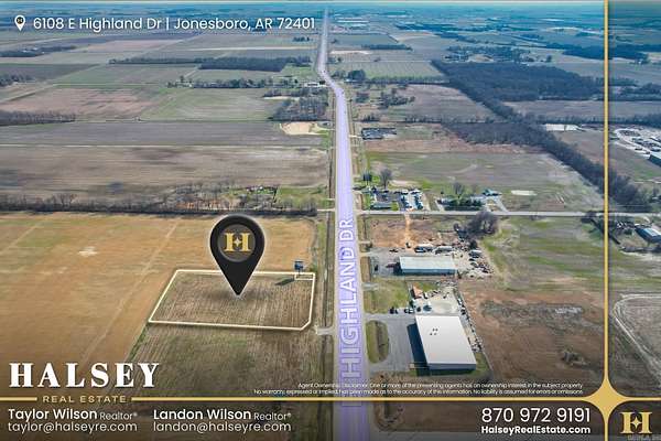 1.9 Acres of Mixed-Use Land for Sale in Jonesboro, Arkansas