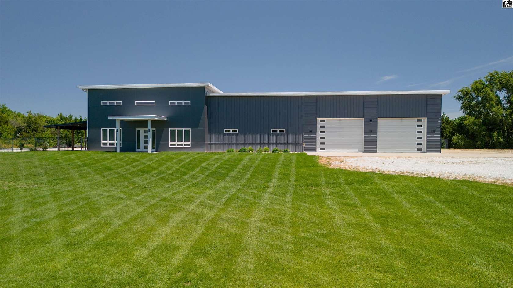 9.33 Acres of Land with Home for Sale in Buhler, Kansas