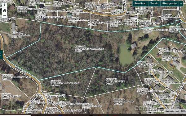 11.4 Acres of Land with Home for Sale in Franklin, North Carolina